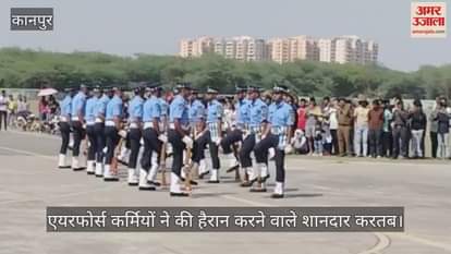 VIDEO : IIT Kanpur Techkriti…एयरफोर्स कर्मियों ने की परेड, करतब देख हैरान हो गए दर्शक