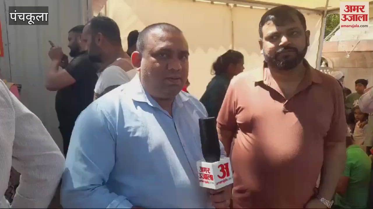 VIDEO : माता मनसा देवी मंदिर में चैत्र के पहले नवरात्र में श्रद्धालुओं ने करवाया बच्चों का मुंडन