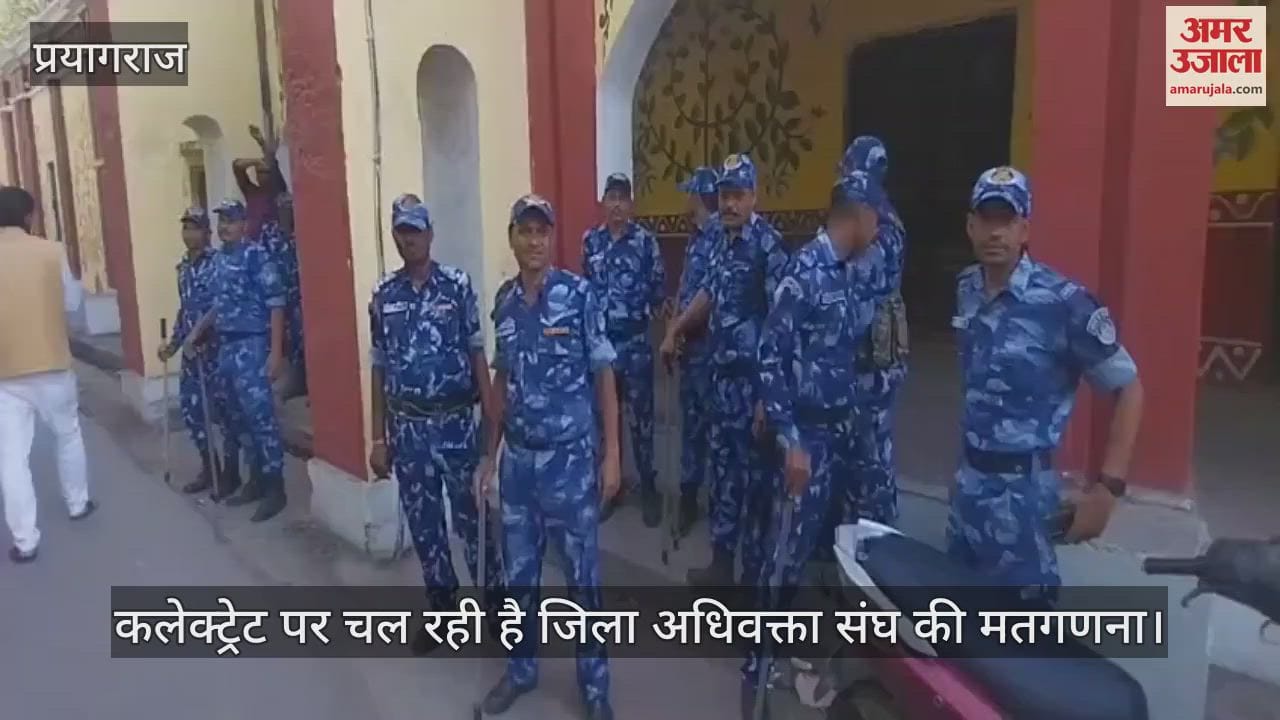 VIDEO : Counting of votes for District Advocates Association election continues, advocates gather at Collectorate
