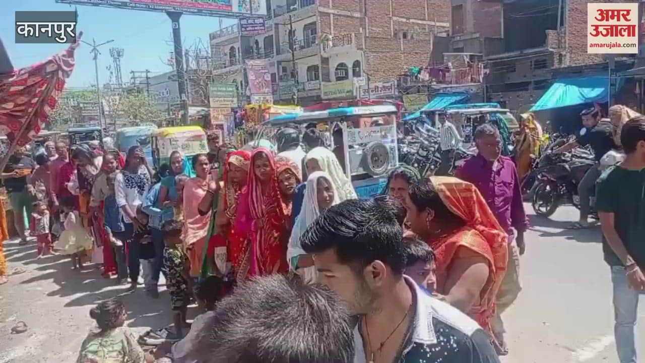VIDEO : On the first day of Navratri, a crowd of devotees gathered in the goddess temples