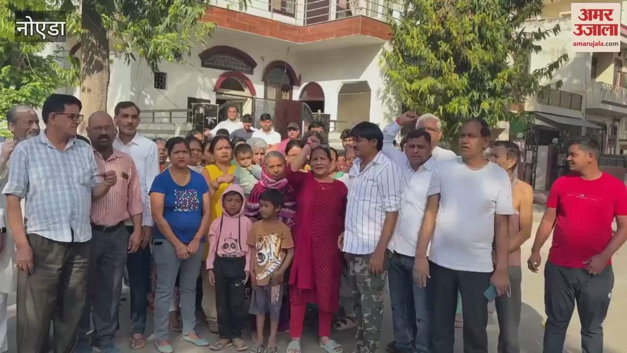 VIDEO : residents created ruckus in Noida Sector Alpha-2 due to disruption in water supply