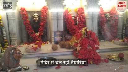 Damoh News: Maa Badi Devi Darbar decorated for Navratri
