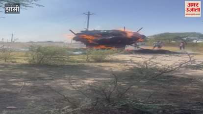 VIDEO : crop of Jenhu was burnt to 11 thousand volt electric shock