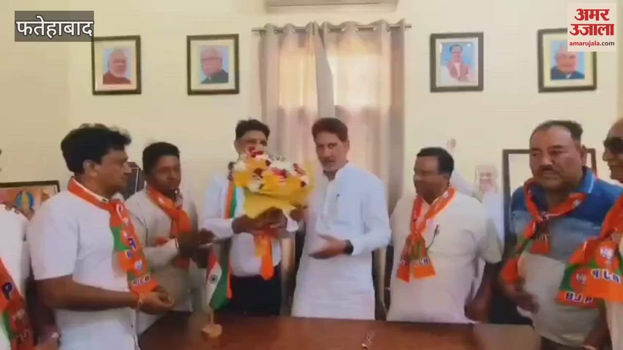 VIDEO : Newly appointed Mandal President Raman Madia expressed gratitude in Tohana, Fatehabad, the party gave him the post after removing Sanket Garg