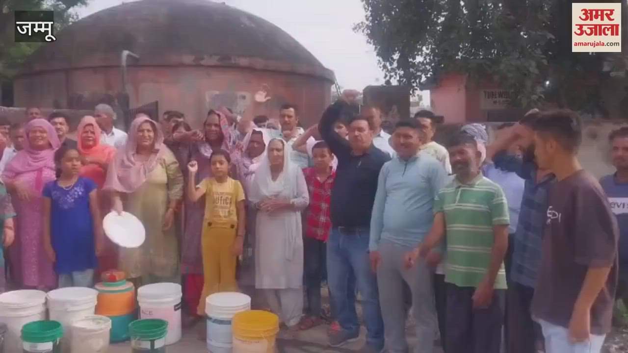 VIDEO : Strong protest against Jal Shakti Department in Lower Thathar troubled by severe water shortage
