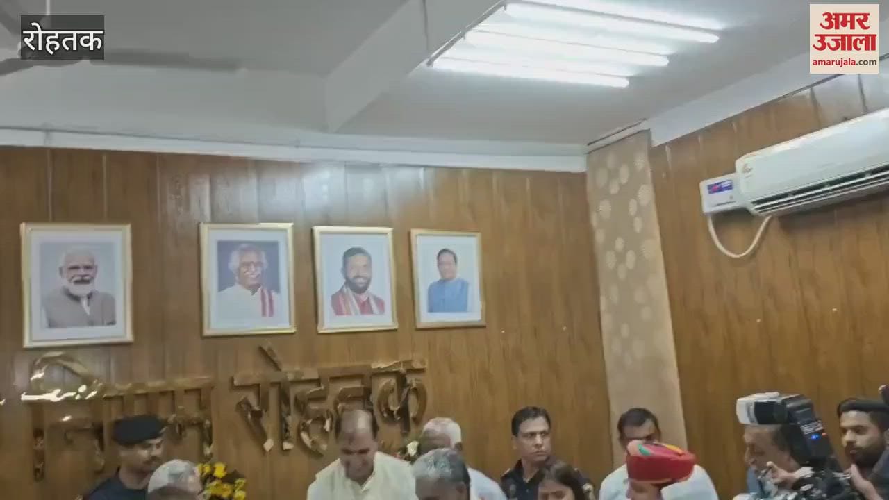 VIDEO : Mayor of Rohtak took charge, Minister Arvind Sharma said that Rohtak is Dadalai seat of BJP