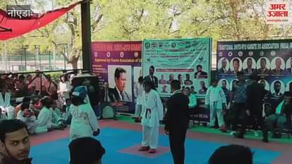 VIDEO : Two day district level Karate Championship started at Noida Stadium in Noida