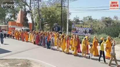 VIDEO : Kalash Yatra organized Gayatri Parivar for Prajna Purana Katha