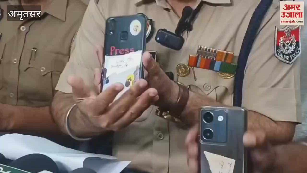 VIDEO : Two accused arrested for blackmailing by posing as journalists in Amritsar