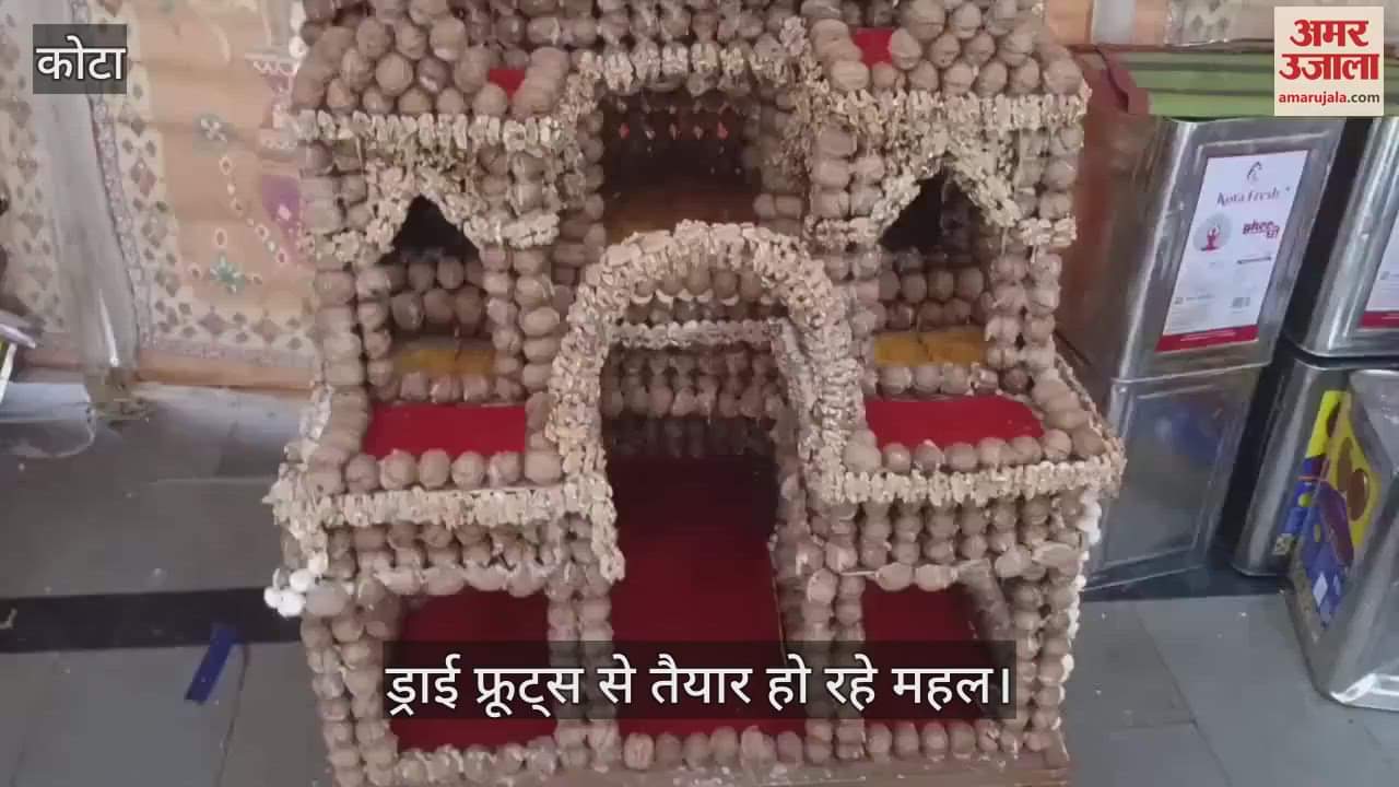 Kota Palaces and idols of gods will be made from dry fruits team Golden Book of World Records will register it