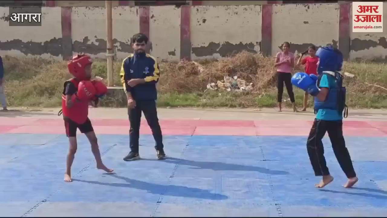 VIDEO : मून स्कूल ओलंपिक में वुशु प्रतियोगिता...मिक्स्ड मार्शल आर्ट में जमकर लगे पंच