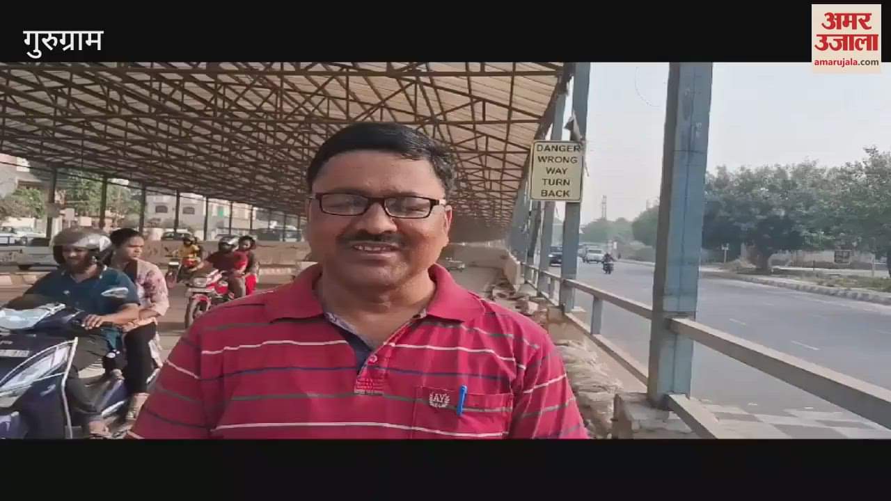 VIDEO : attractive painting being made on Rajiv Chowk flyover-underpass in Gurugram