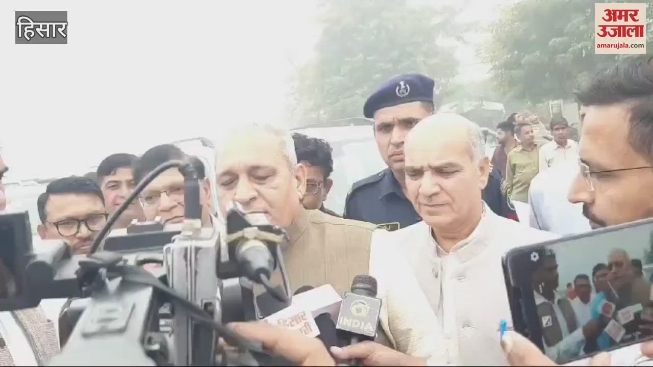 VIDEO : Minister Ranbir Gangwa inspected Surya Nagar ROB-RUB in Hisar