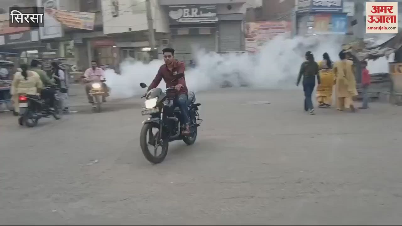 VIDEO : After death due to dengue in Sirsa, Health Department and Municipal Council came into action, took samples and got fogging done