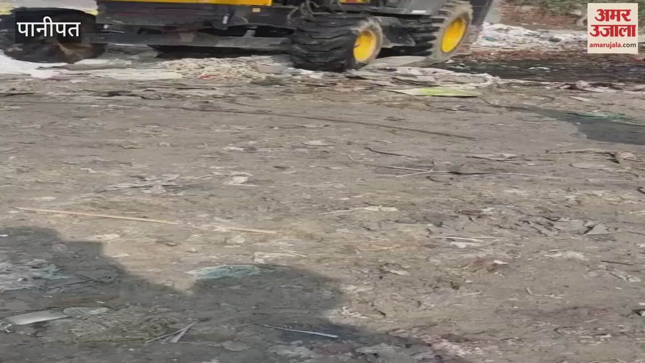 VIDEO : HSVP action started on illegal encroachments in Panipat