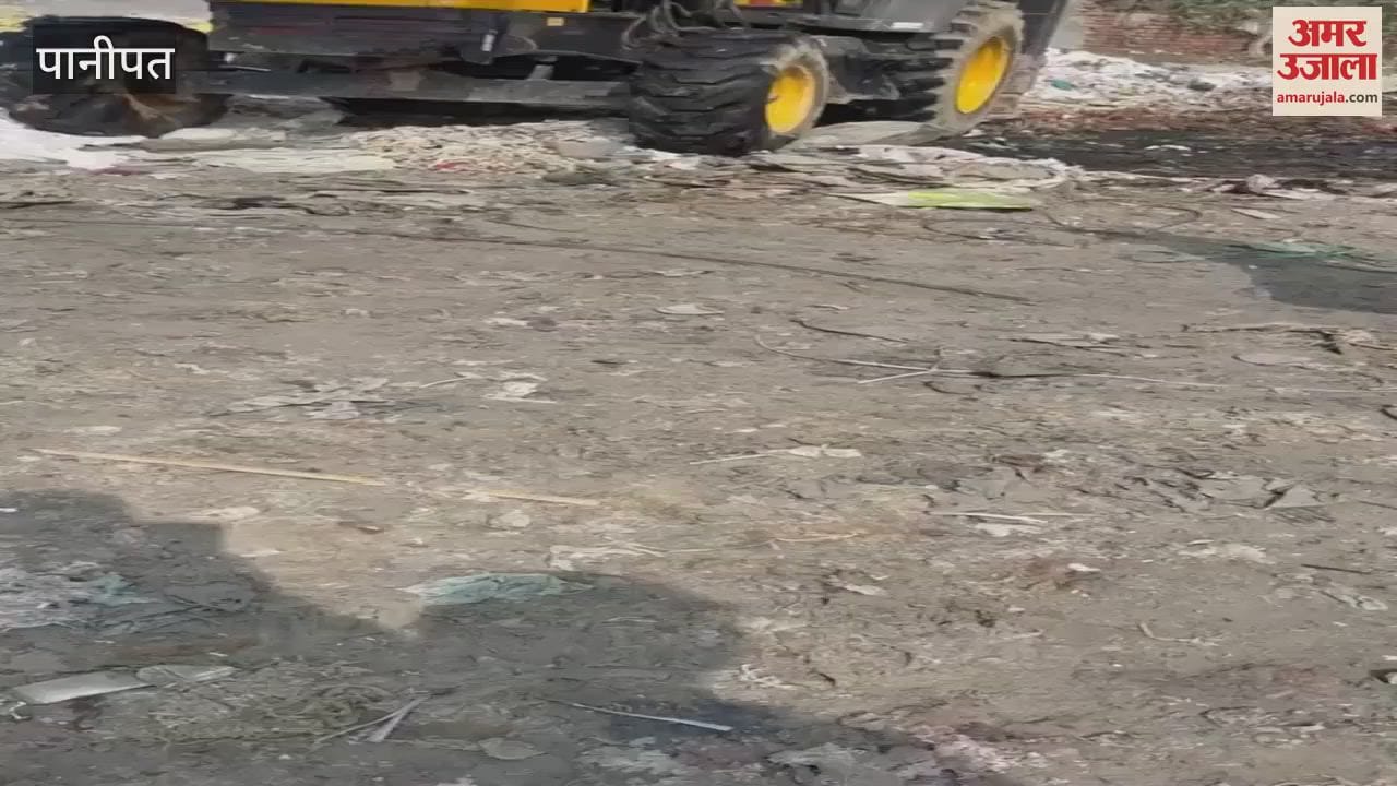 VIDEO : HSVP action started on illegal encroachments in Panipat