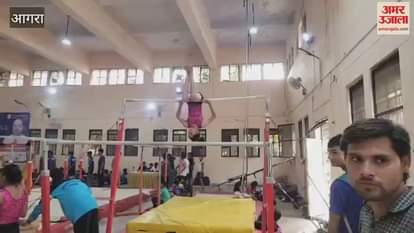 VIDEO : मून ओलंपिक में दिखा जिम्नास्टिक का जादू...