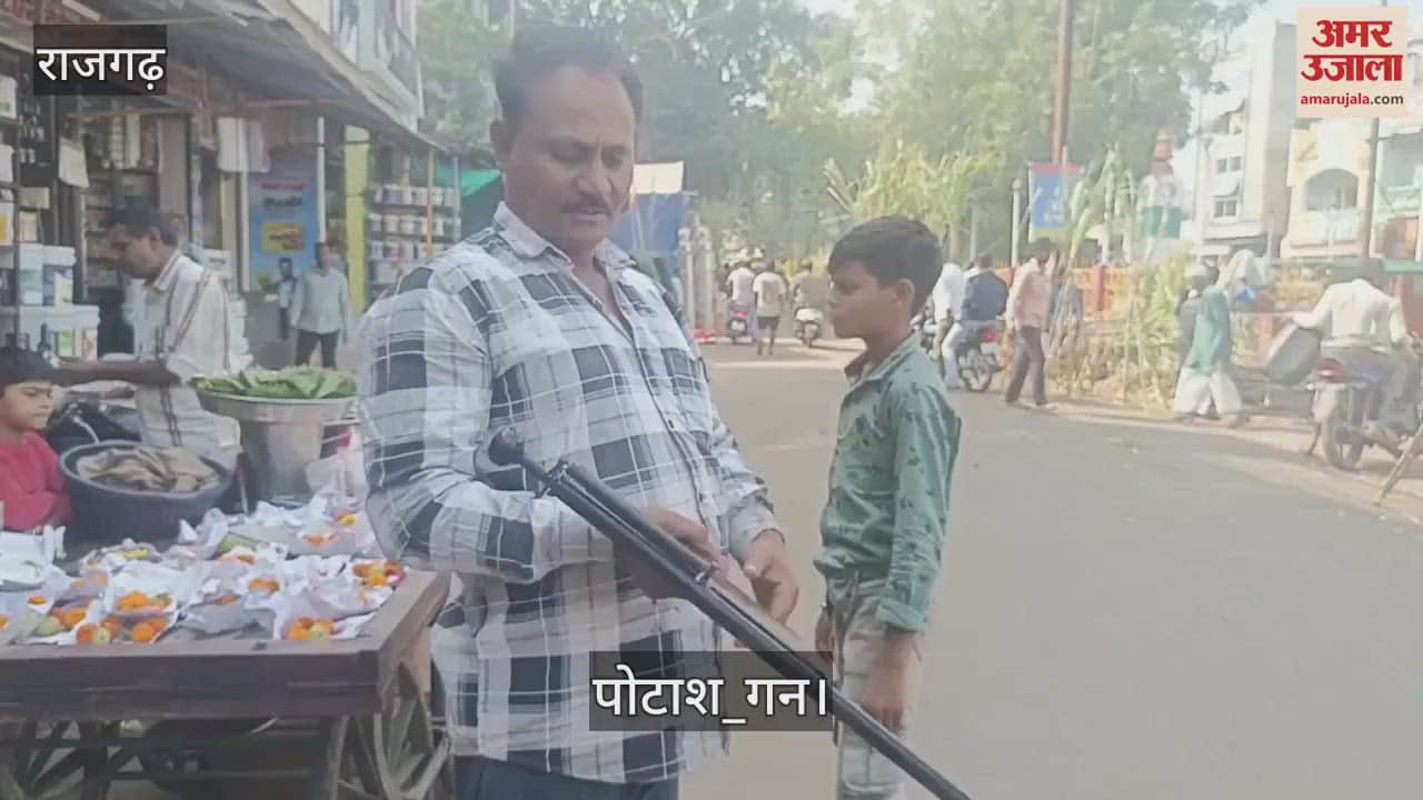 A toy gun shop in Rajgarh is becoming a topic of discussion