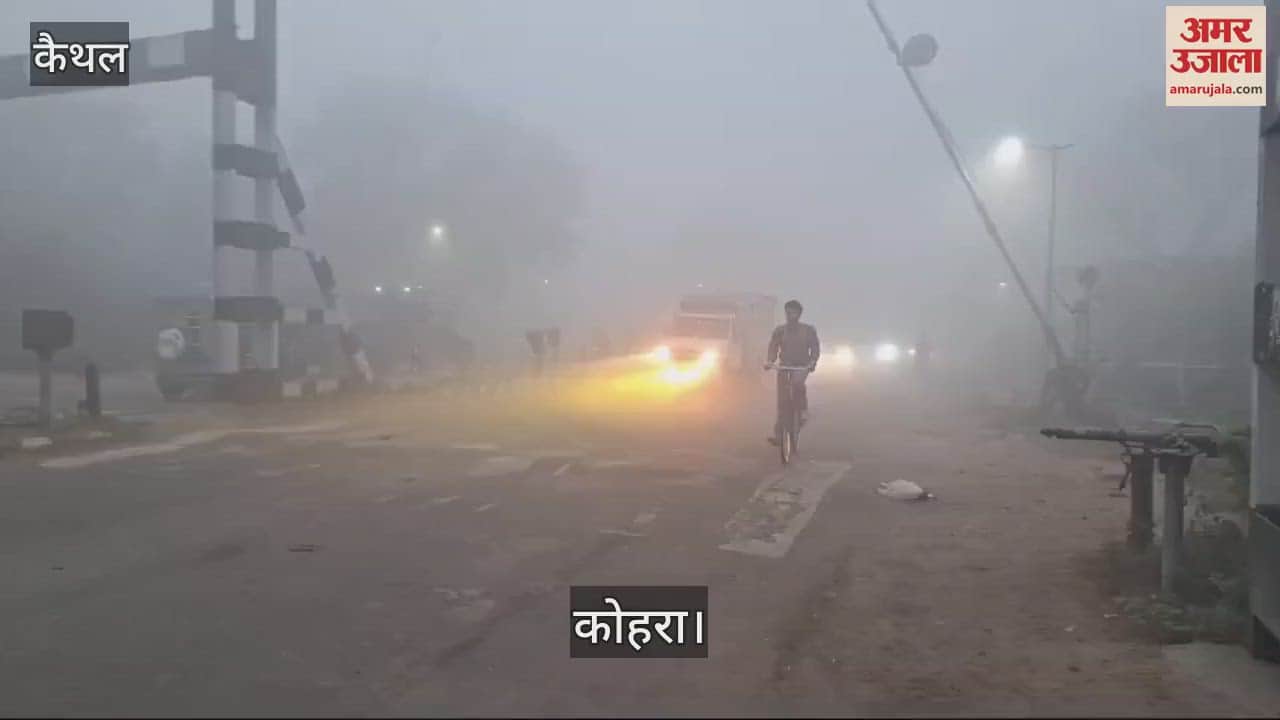 VIDEO : कैथल में सीजन की पहली धुंध, दृश्यता 10 मीटर रही; तापमान में गिरावट