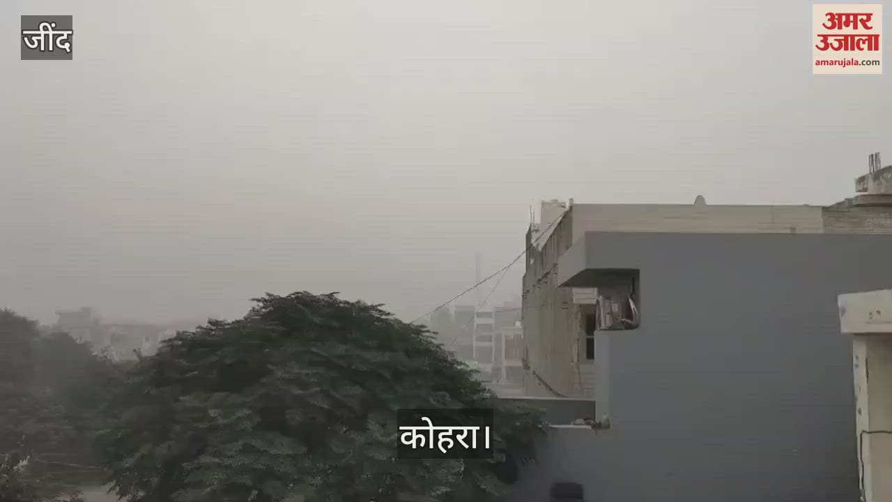 VIDEO : जींद में धूंध ने रोकी राहगीरों की राह, रात को दो मीटर तो सुबह दस मीटर रही दृश्यता