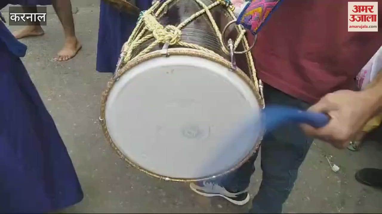 VIDEO : करनाल में गुरु नानक देव जी के प्रकाश उत्सव पर नगर कीर्तन का आयोजन