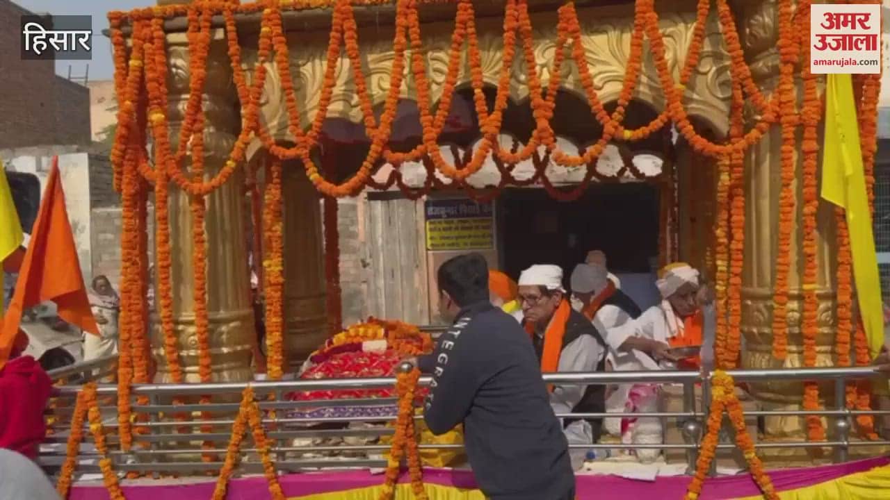 VIDEO : Nagar kirtan was taken out by Gurdwara Baba Banda Singh Bahadur in Hansi