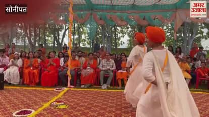 VIDEO : seekers spread cultural splendor on Guru Parv In annual festival of Oshodhara in Sonipat