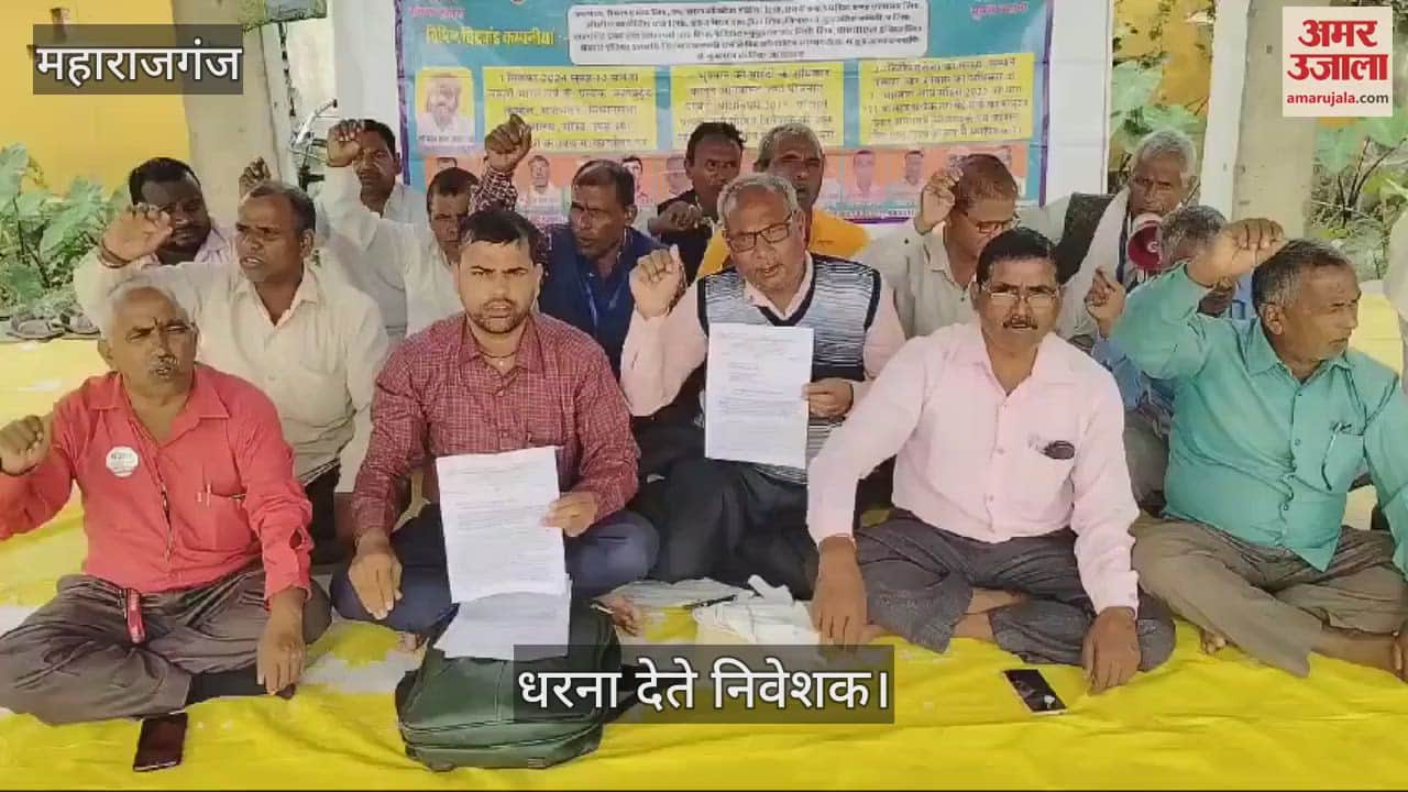 VIDEO : Investors staged a strike at DM office, strike going on for 74 days