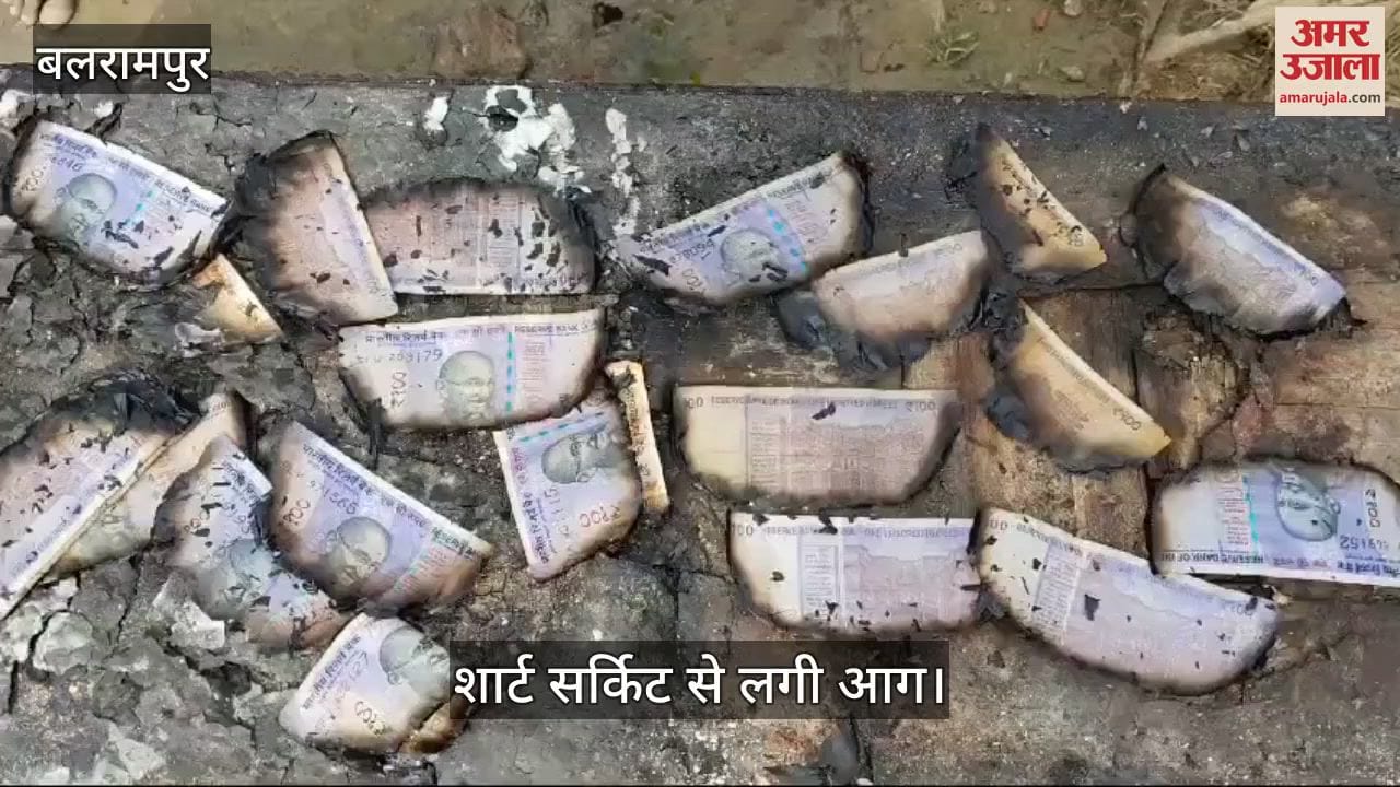 VIDEO : शार्ट सर्किट से चार दुकानों में लगी आग, लाखों का सामान जला
