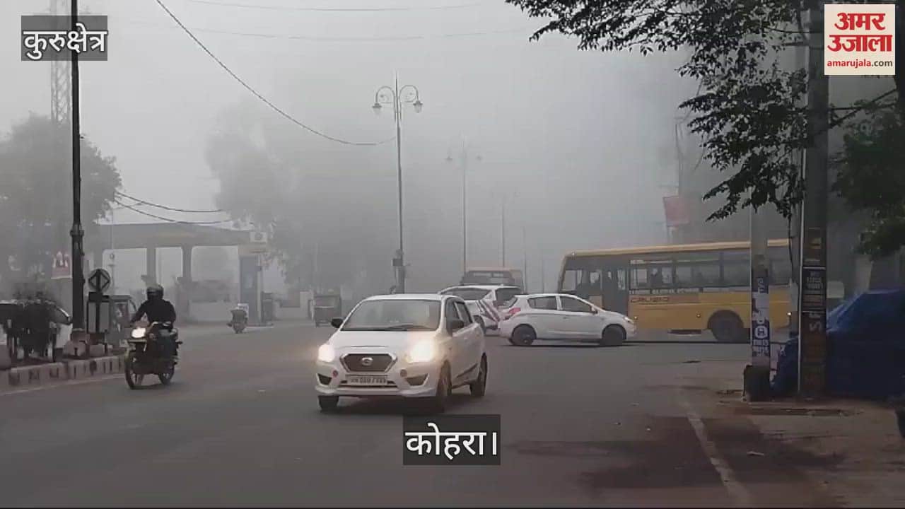 VIDEO : कोहरे और ठंडी हवाओं ने बढ़ाई ठिठुरन, कुरुक्षेत्र में जनजीवन प्रभावित