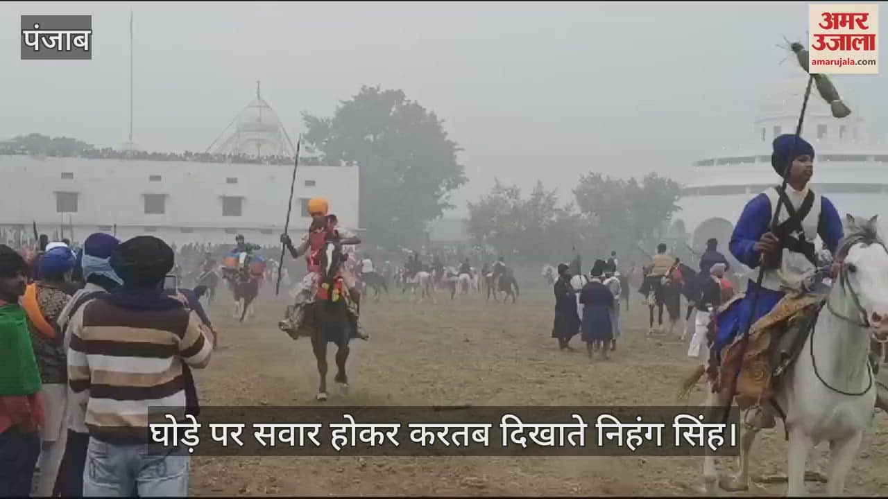 VIDEO : निहंग सिंहों के हैरतअंगेज करतब