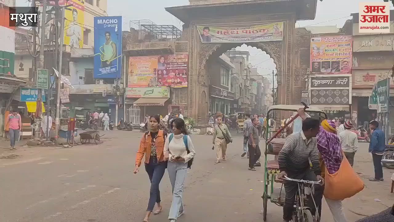 VIDEO : कान्हा की नगरी में गुलाबी सर्दी, सुबह छाया रहा कोहरा