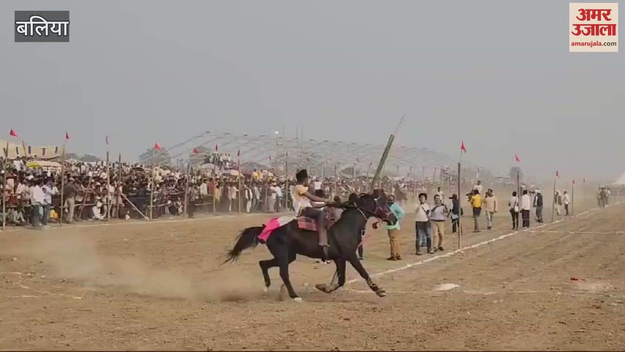VIDEO : Chetak competition in Dadri fair ballia Kallu Raja ran without rider