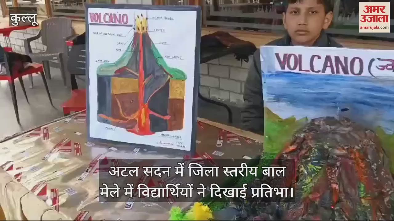 VIDEO : Students showed their talent in the district level children's fair at Atal Sadan