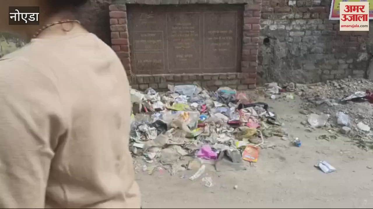 VIDEO : Spread of filth and heaps of garbage become identity of sectors and villages of Greater Noida