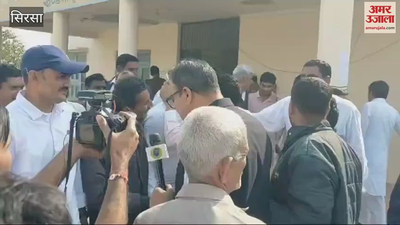 VIDEO : The chair of Nathusari Chopta Panchayat Samiti President Suraj Bhan Bumra of Sirsa was saved