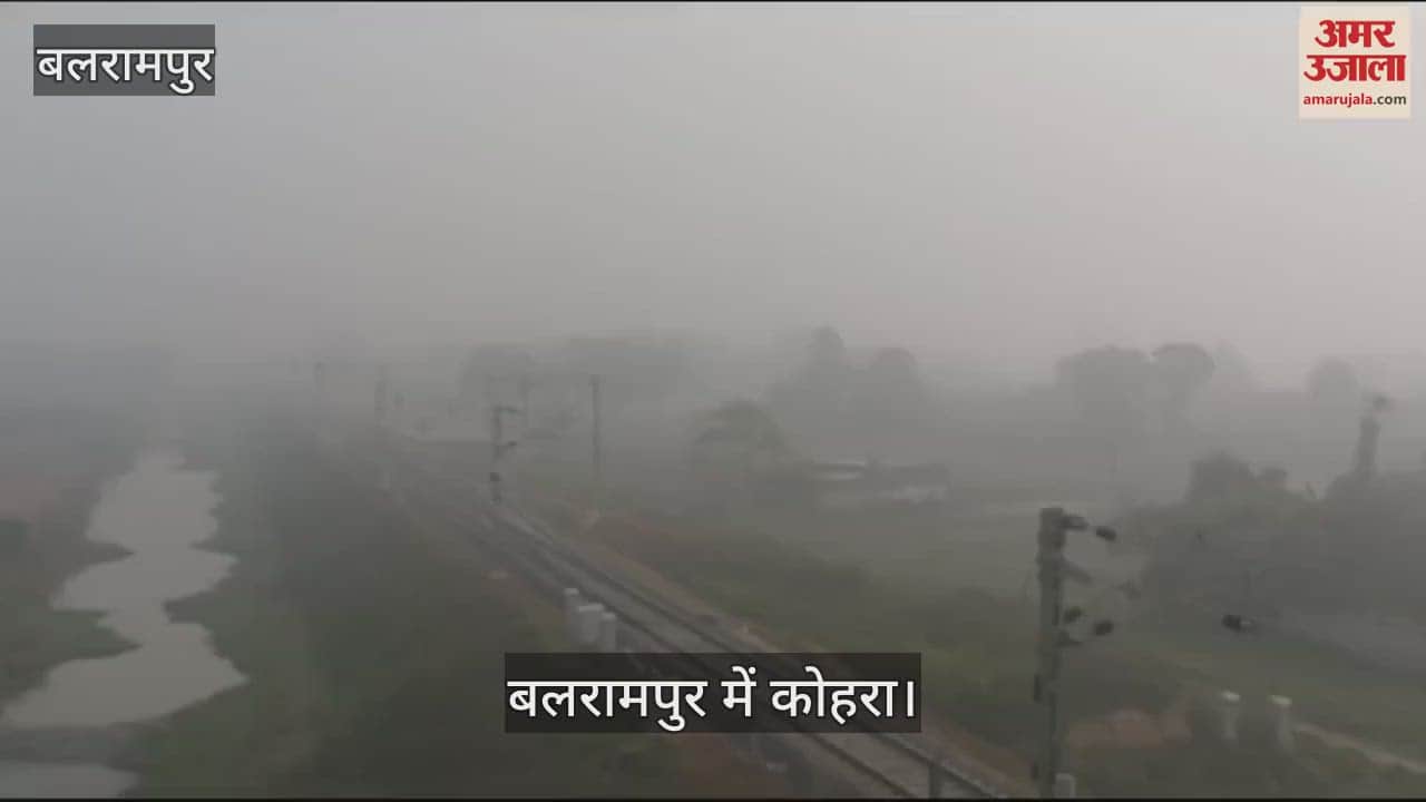 VIDEO : बलरामपुर: दृश्यता कम होने से लोगों को हो रही मुश्किल, कोहरे को लेकर प्रशासन ने जारी की एडवायजरी