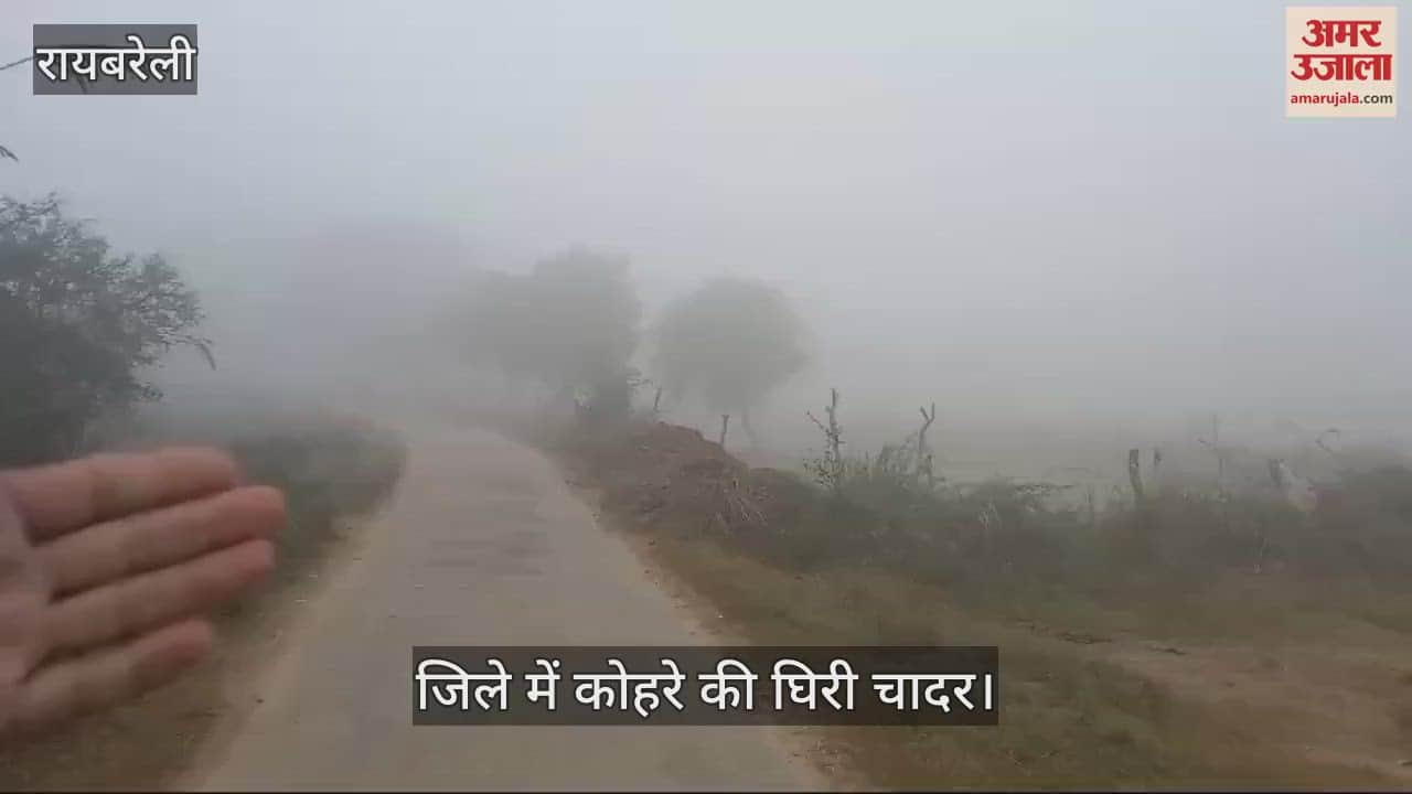 VIDEO : रायबरेली: कोहरा की घिरी चादर, सर्दी ने दी दस्तक, गेहूं और आलू की फसल के लिए मौसम अनुकूल