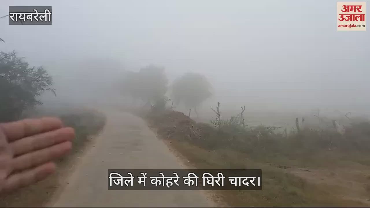 VIDEO : रायबरेली: कोहरा की घिरी चादर, सर्दी ने दी दस्तक, गेहूं और आलू की फसल के लिए मौसम अनुकूल