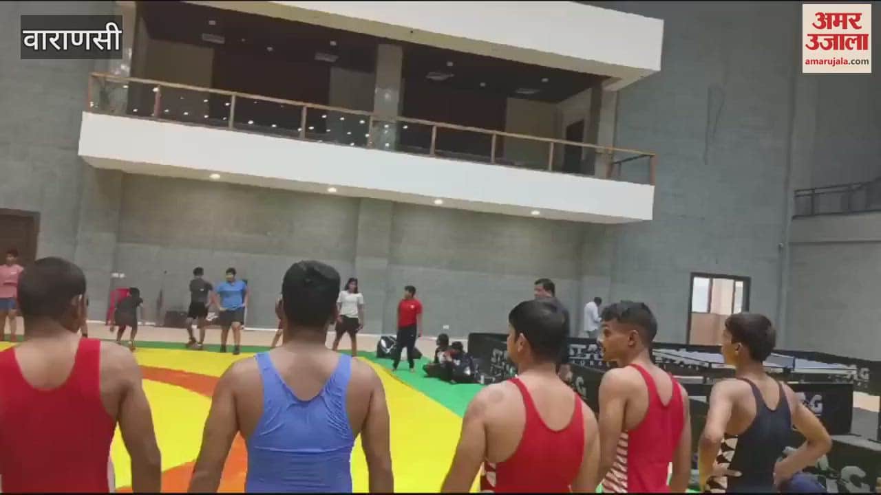 VIDEO : Players practiced for Khelo India at Sampurnanand Sporting Complex