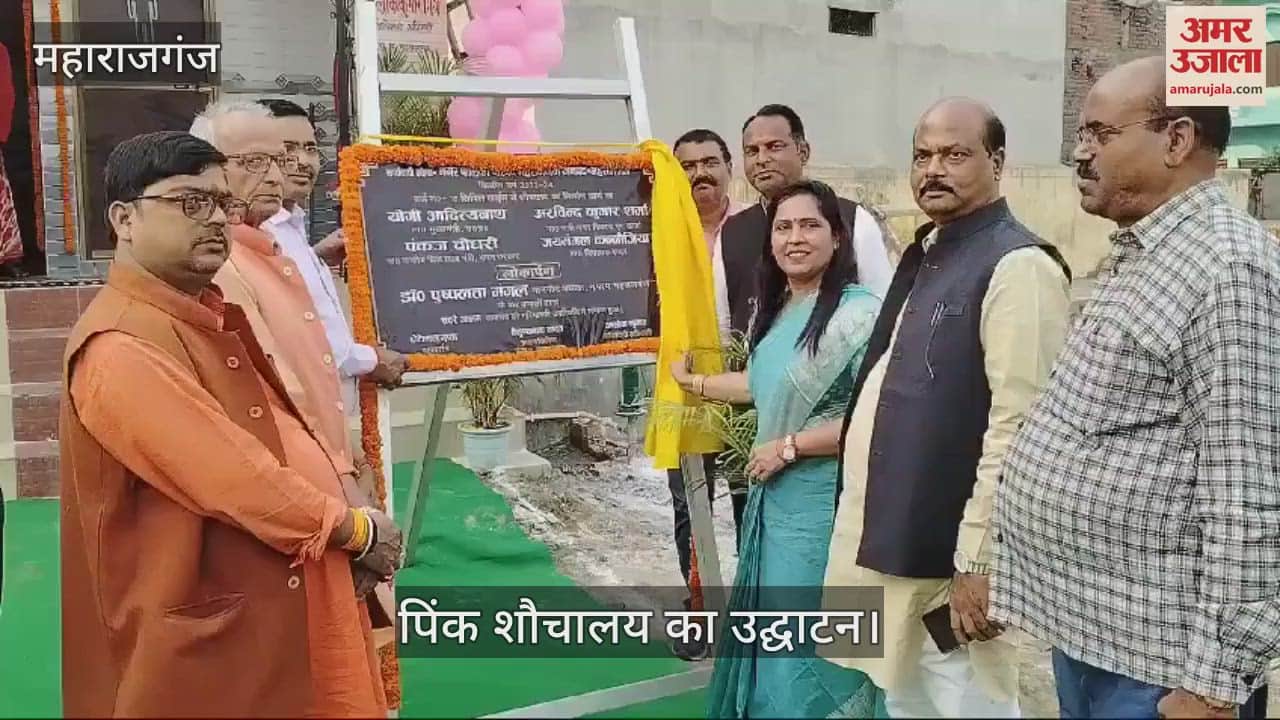 VIDEO : Pink toilet built in temple premises in Maharajganj