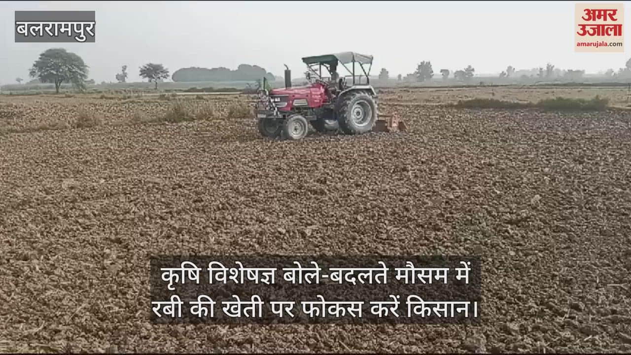VIDEO : बलरामपुर में कृषि विशेषज्ञ बोले-बदलते मौसम में रबी की खेती पर फोकस करें किसान