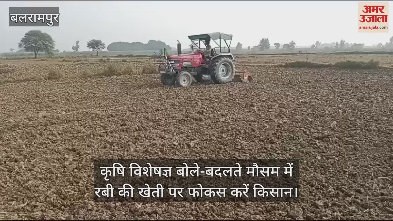 VIDEO : बलरामपुर में कृषि विशेषज्ञ बोले-बदलते मौसम में रबी की खेती पर फोकस करें किसान