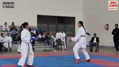 VIDEO : In the 55 kg weight category, Indira Gandhi National College Ladwa's Jaikaran was first