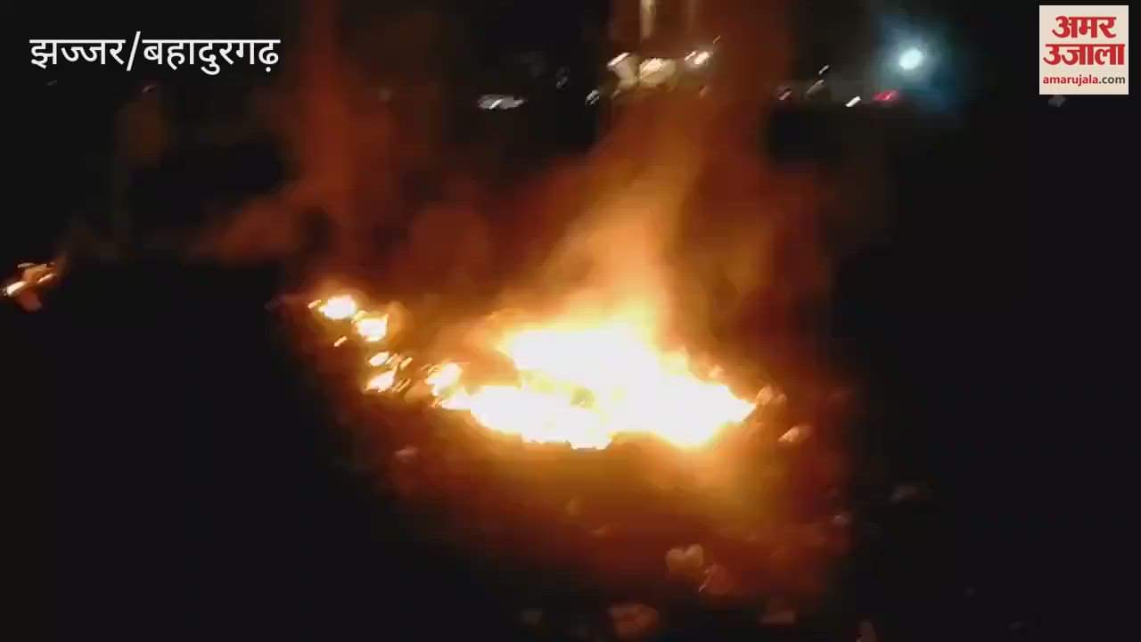 VIDEO : Four people were challaned for spreading dirt and burning kiln in Jhajjar