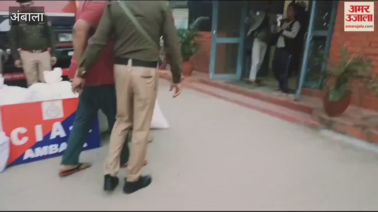 VIDEO : Two arrested in Ambala for carrying two quintals of poppy husk and five kg opium in a truck
