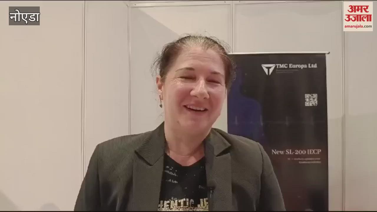 VIDEO : Anna Siddu of Ukraine at ECP Medical Conference related to treatment of heart disease going on in Greater Noida
