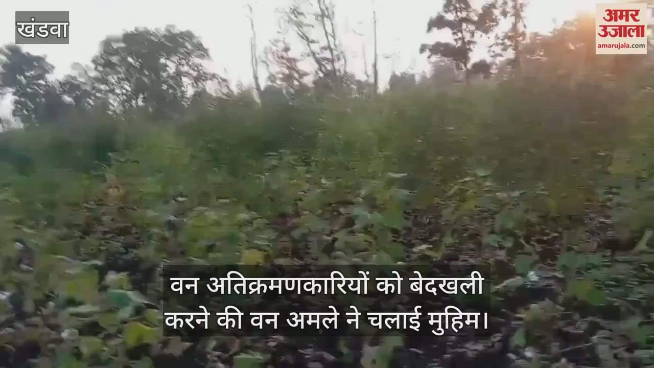 Khandwa Campaign started to evict encroachers villagers said doing farming since time of their forefathers