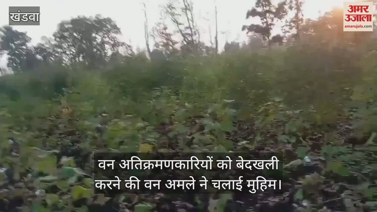 Khandwa Campaign started to evict encroachers villagers said doing farming since time of their forefathers
