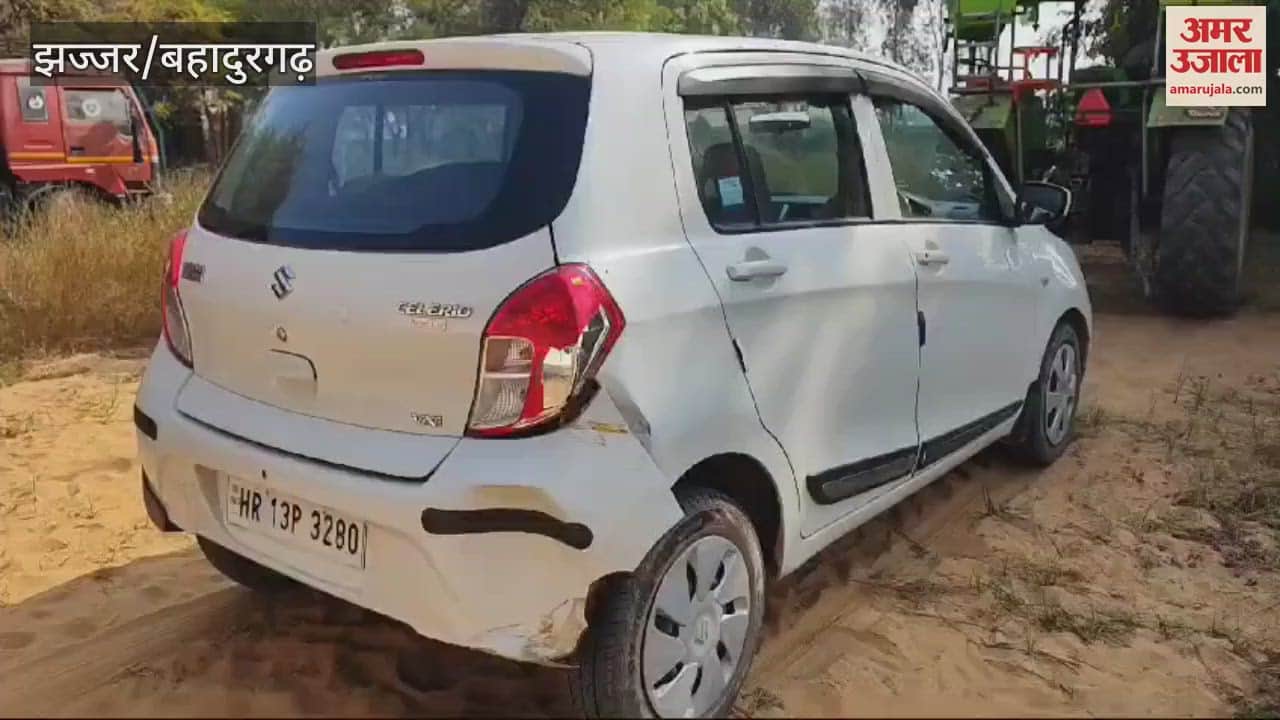 VIDEO : when farmer was stopped from burning stubble, attempt was made to run a tractor over the team In Jhajjar